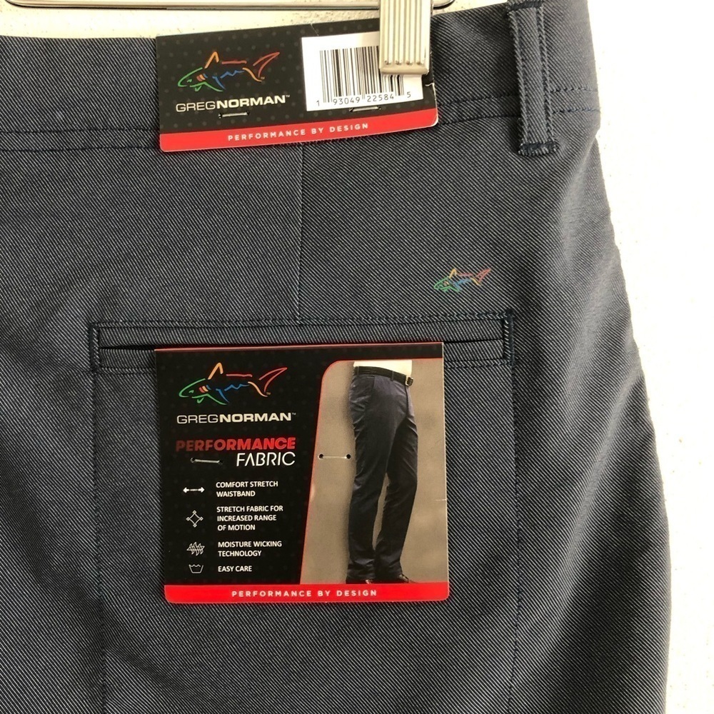 Greg Norman Performance Pants NWT Gray 32W 34L - Picture 8 of 9